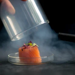 Portuguese Tableware 2 x Large Domed Glass Cloche, 11cm dia Hot