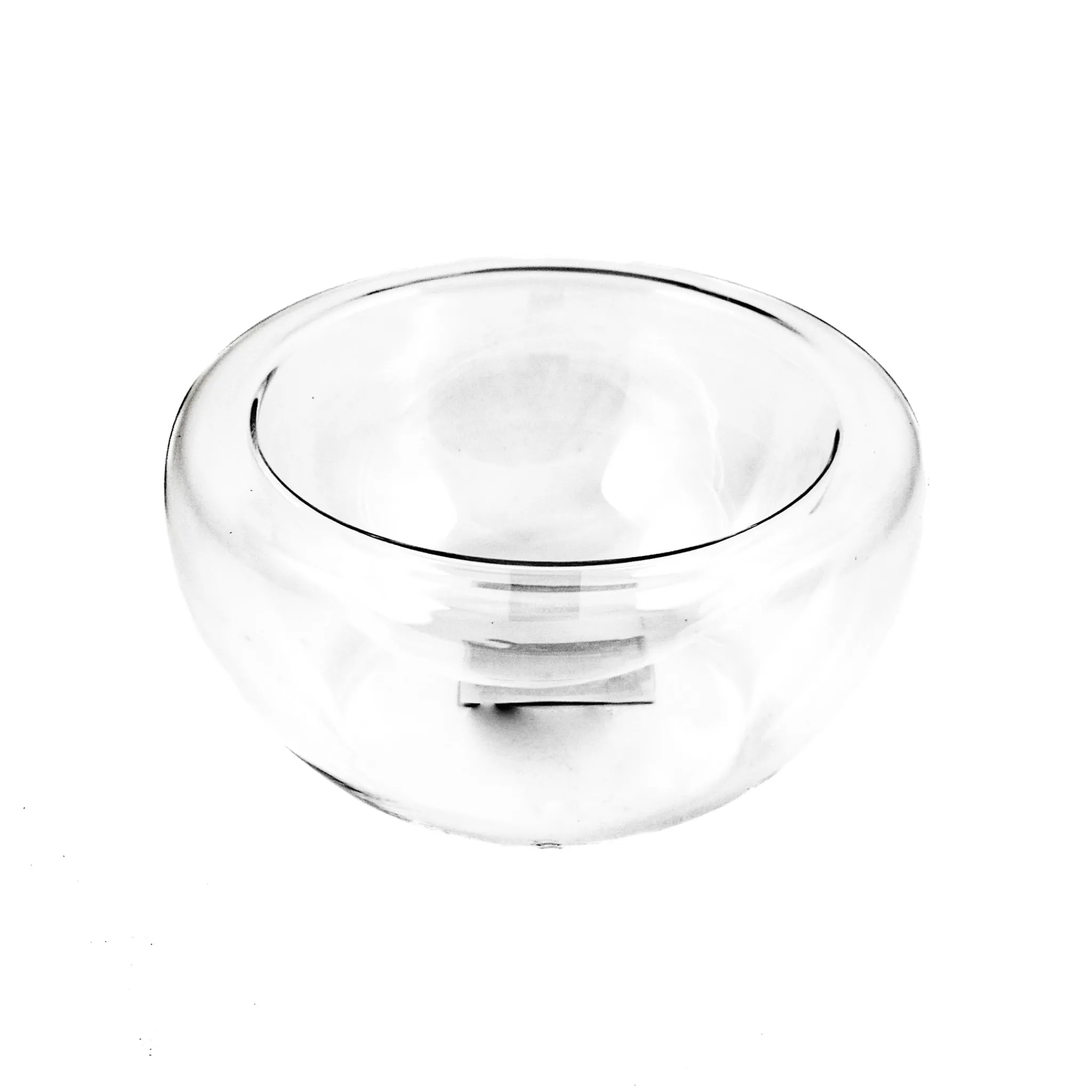 Portuguese Tableware 3 x 260ml Large Double-Walled Glass Bowl Clearance