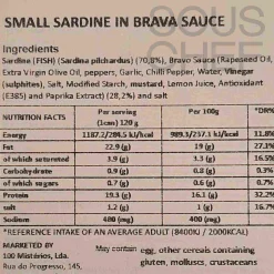 ABC+ Small Sardines in Brava Sauce, 125g Clearance