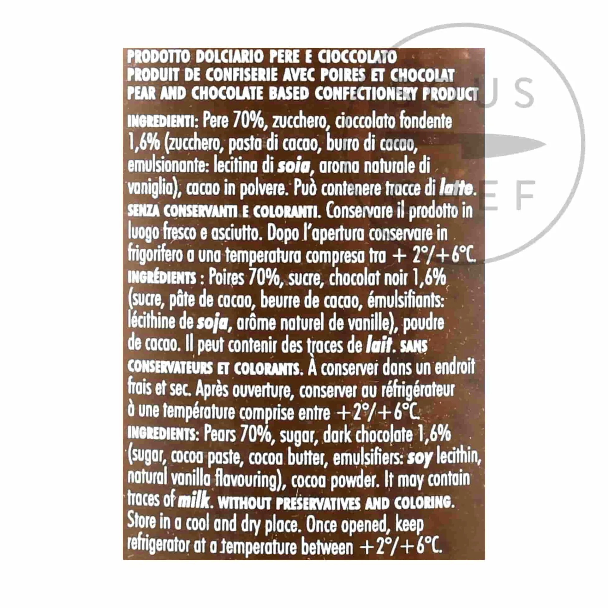 Alpenzu Pear And Chocolate Spread, 270g New