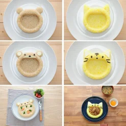Arnest Animal Rice Mould Set for Curry Sale