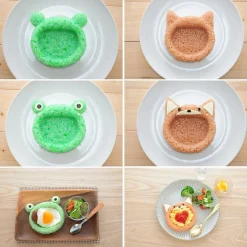 Arnest Animal Rice Mould Set for Curry Sale