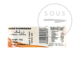 Anjoman Barberries, 125g Discount