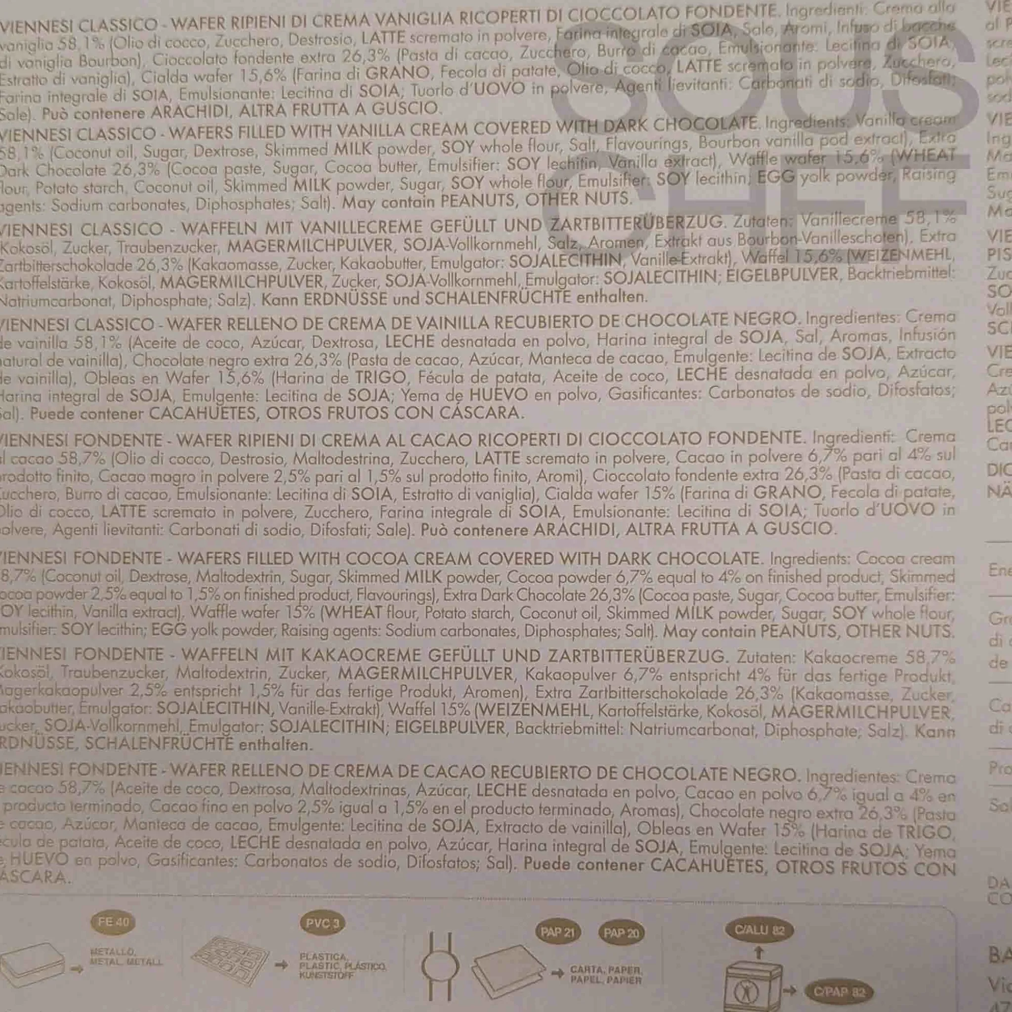 Babbi Viennesi De Luxe Wafer Selection, 15 Pieces Hot