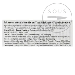 Bakasco Yuzu Hot Sauce, 60ml Discount