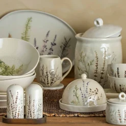 Bloomingville Bea Floral Salt & Pepper Shaker Set, 12.5cm Clearance