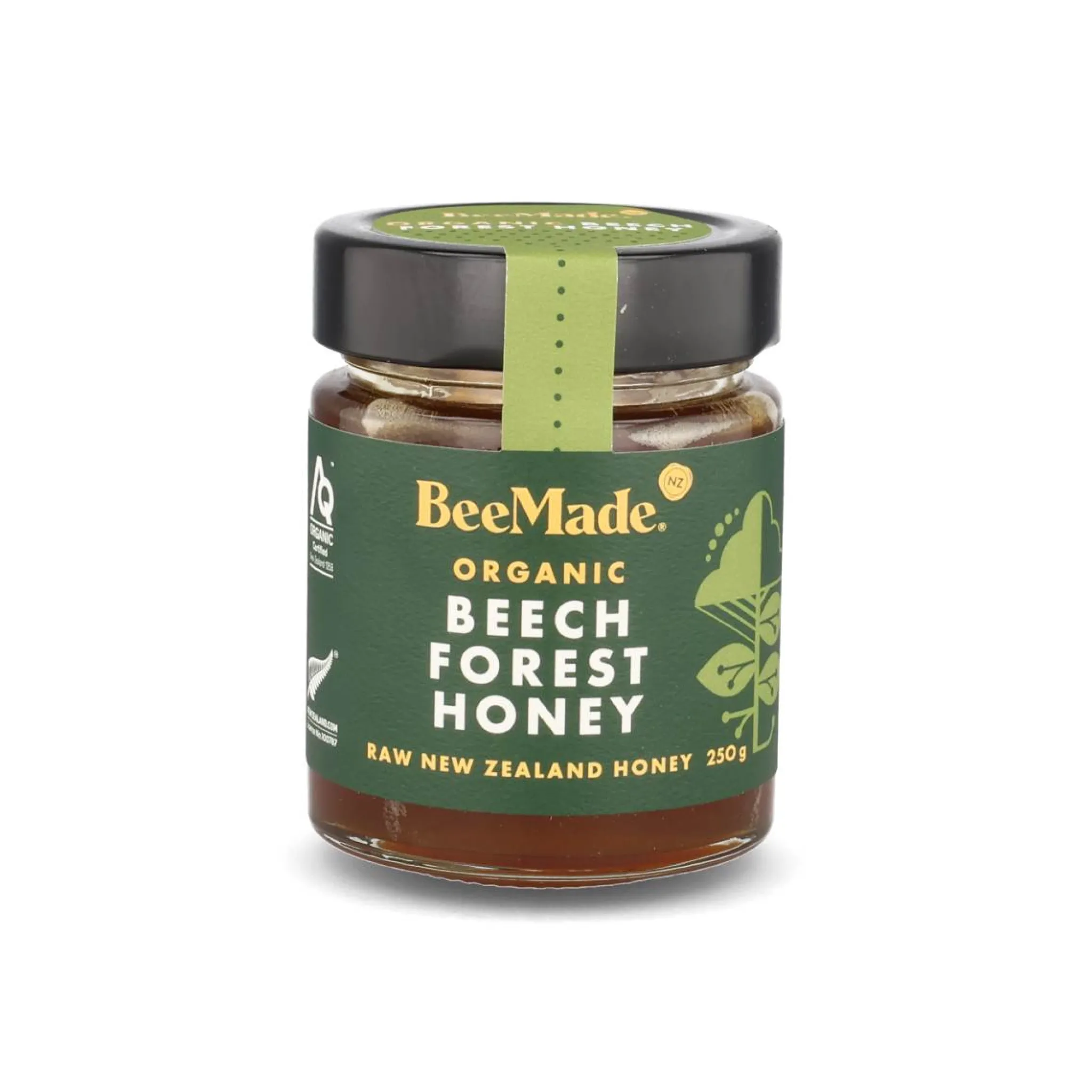 BeeMade Organic Beech Forest Honey, 250g