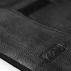 JKC Black Buffalo Leather Knife Roll, 6 Slots Outlet