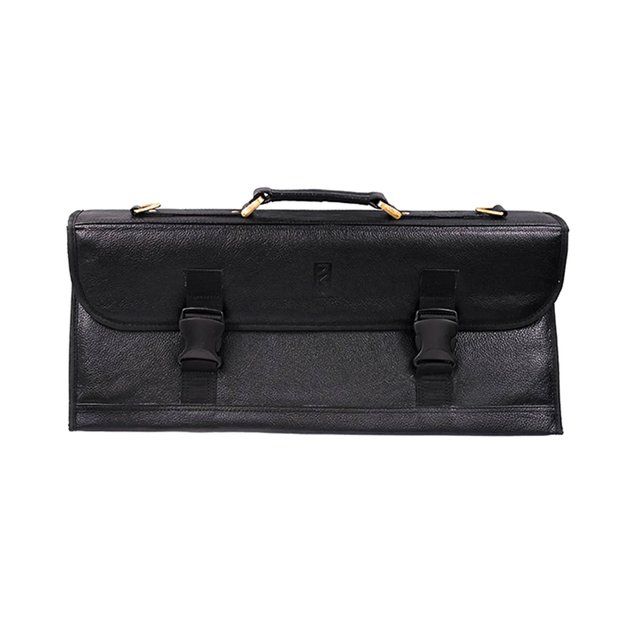 JKC Black Buffalo Leather Knife Bag, 11 Slots Clearance