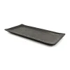 Melamine Black Rectangle Serving Plate, 30x15cm Sale