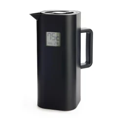 Balvi Black Thermos with Thermometer, 1 Litre Clearance