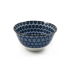 Kiji Stoneware & Ceramics Blue & White Rice Bowl Boxed Gift Set Discount