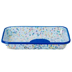 Kapka Enamel Blue Dot Enamel Roasting & Serving Dish Sale