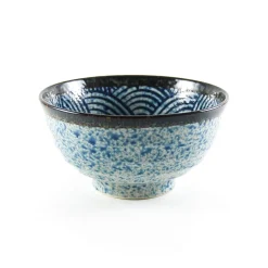 Kiji Stoneware & Ceramics Blue Wave Noodle Bowl, 16.8cm Outlet
