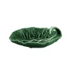 Bordallo Pinheiro Curved Cabbage Leaf Dish, 25cm New