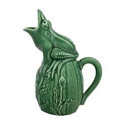 Bordallo Pinheiro Green Frog Pitcher Hot