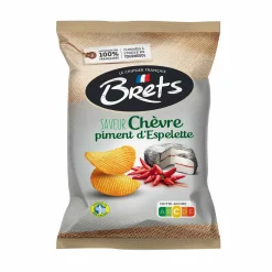 Bret's Crisps Bret's Goat Cheese & Espelette Pepper Crisps, 125g Best