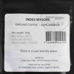 Cafes Henri India Mysore Ground Coffee, 250g Best