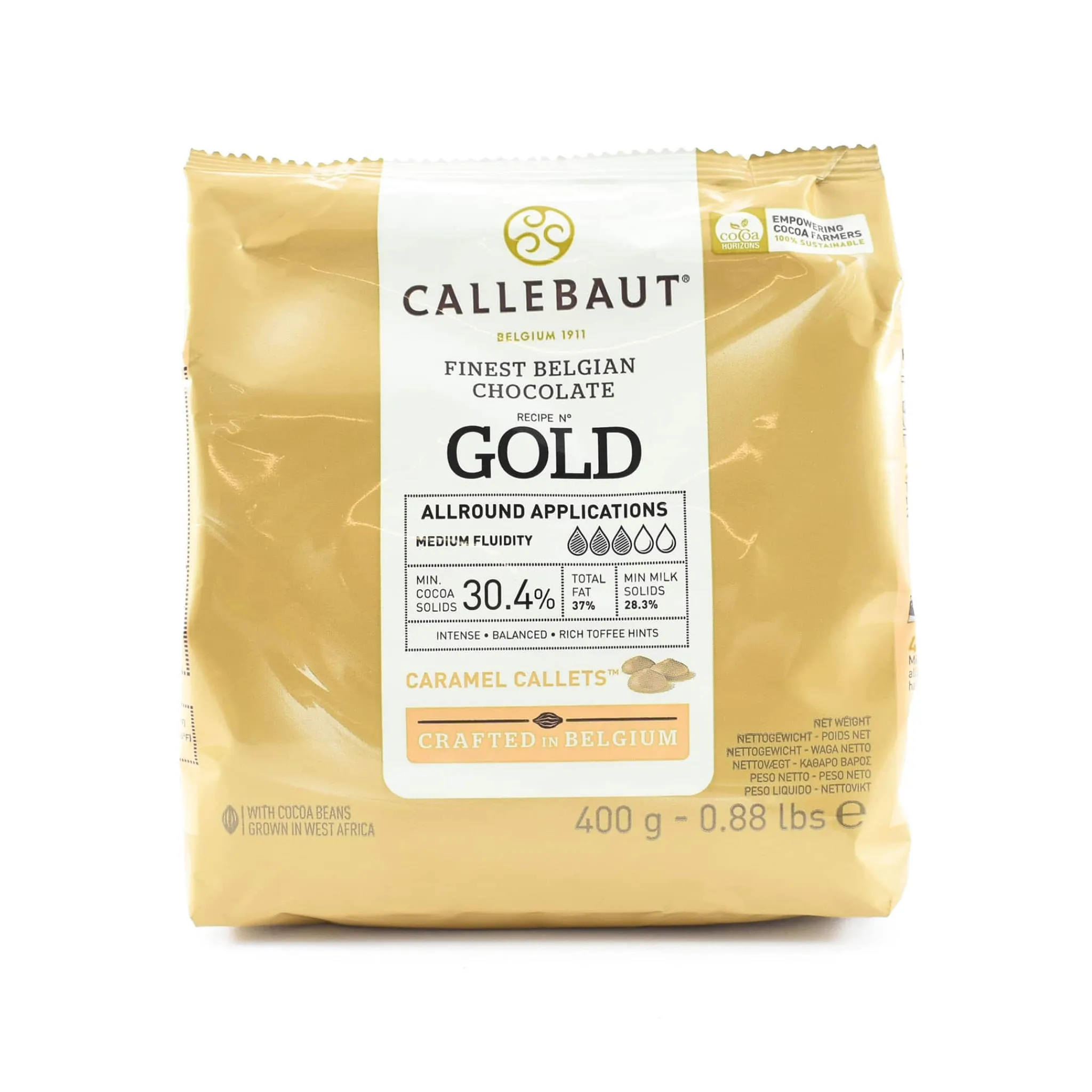 Callebaut Caramel Chocolate Couverture, 400g