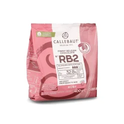 Callebaut Ruby Chocolate Couverture, 400g Sale