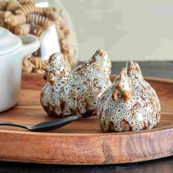 Bloomingville Chicky Salt & Pepper Shaker Set New