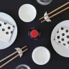 Balvi Chopstick Rest & Soy Sauce Dish Set - Gyoza & Steamer Design Sale
