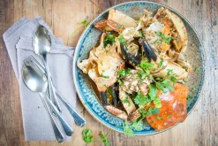 Kiji Stoneware & Ceramics Chouseki Blue Gold Plate, 28.5cm dia x 3.5cm Best