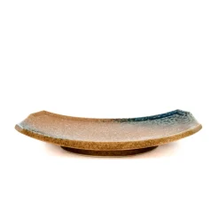 Kiji Stoneware & Ceramics Chouseki Oblong Plate, 21.5 x 14cm