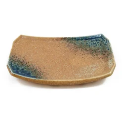 Kiji Stoneware & Ceramics Chouseki Oblong Plate, 21.5 x 14cm