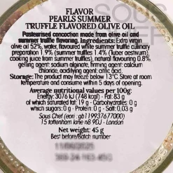 Christine Le Tennier Extra Virgin Olive Oil & Summer Truffle Pearls, 45g Discount