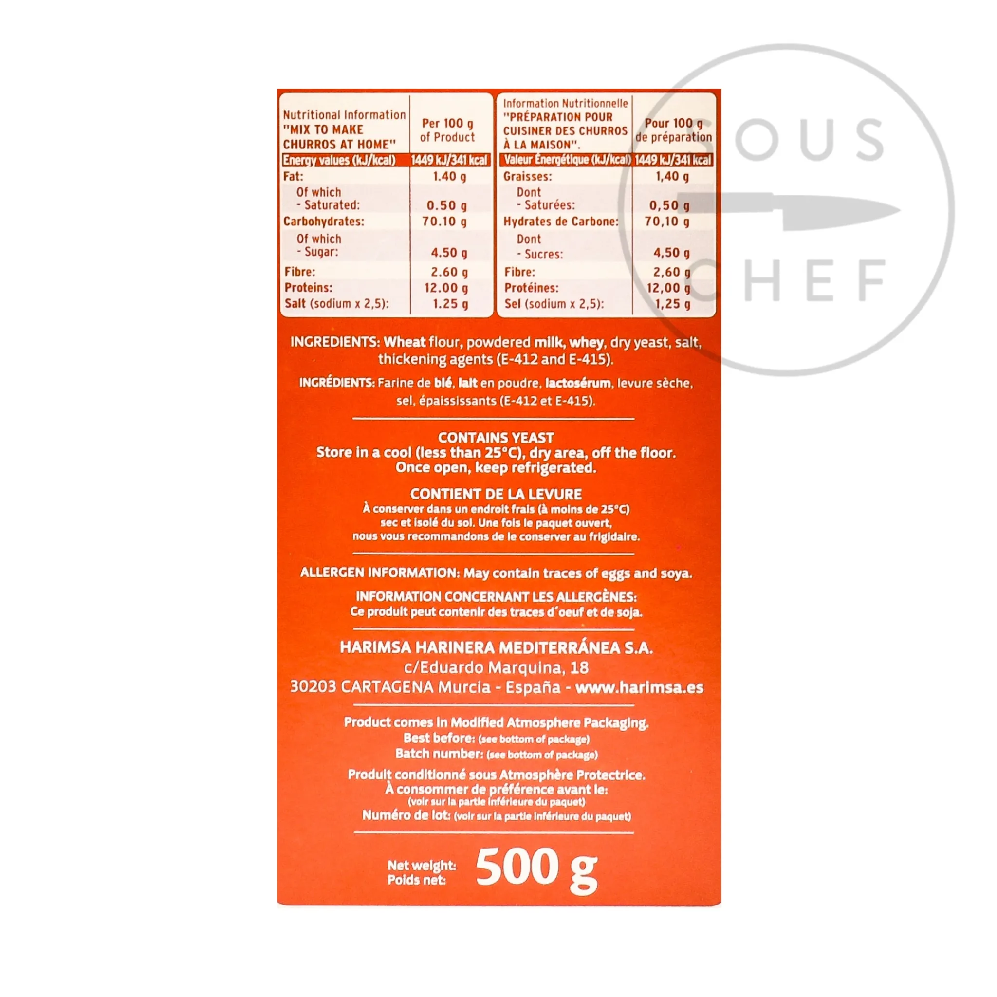 Harimsa Churro Mix for Spanish Doughnuts, 500g Sale