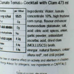 Clamato Tomato Cocktail Glass Bottle Best
