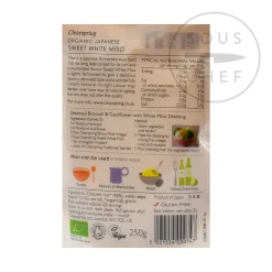 Clearspring Organic Sweet White Miso, 250g New