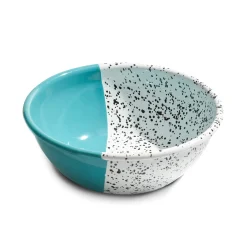 Kapka Enamel Colour Pop Enamel Salad Bowl, Turquoise Discount