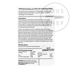 Cool Chile Co Blue Masa Harina, 500g Outlet