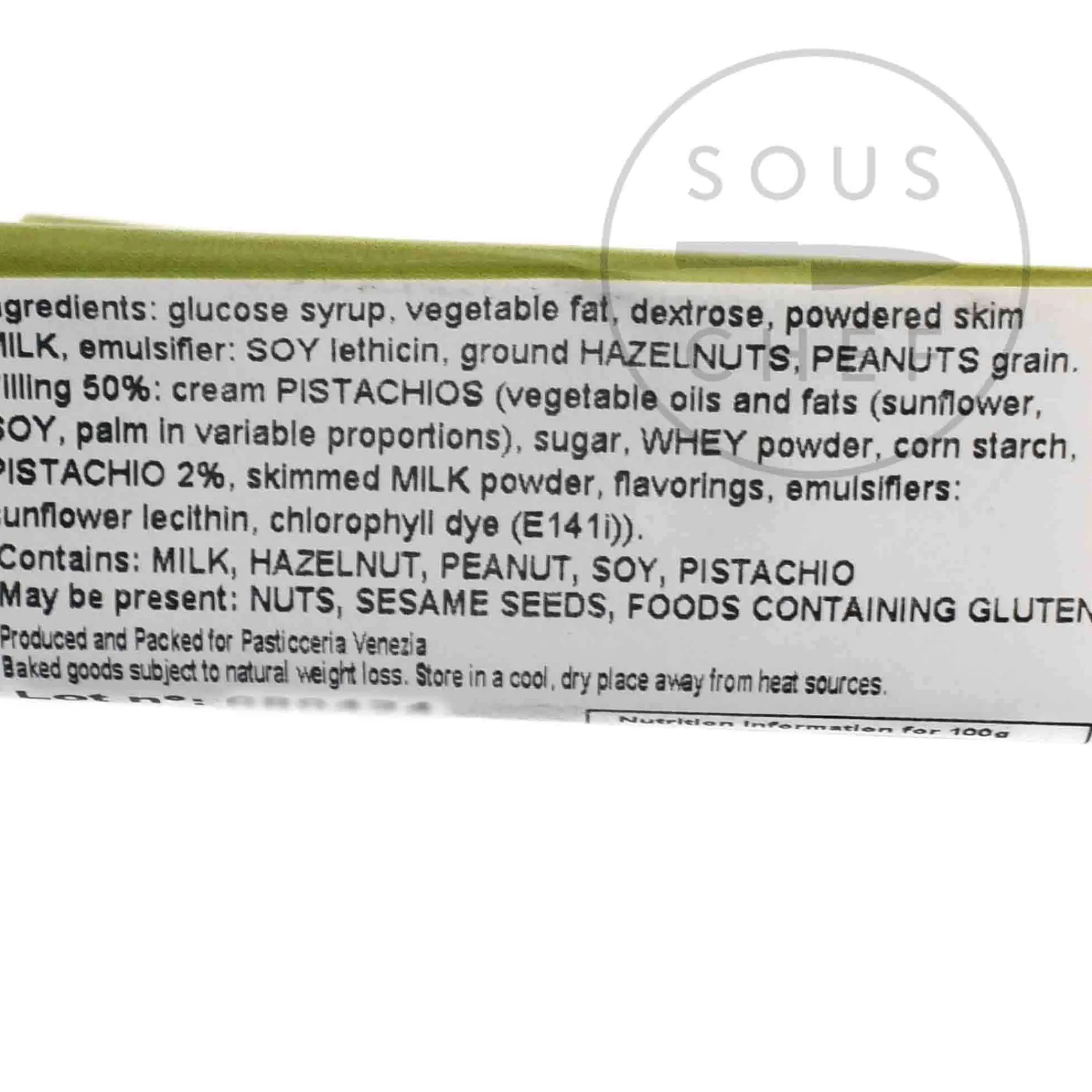 Dolciaria Cerasani SRL Crunchy Cannoli with Pistachio Cream, 200g Clearance