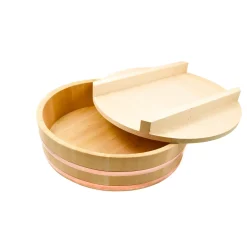 Kiji Stoneware & Ceramics Cypress & Copper Hangiri Sushi Barrel Online