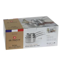 De Buyer Alchimy 3 Piece Saucepan Set Best