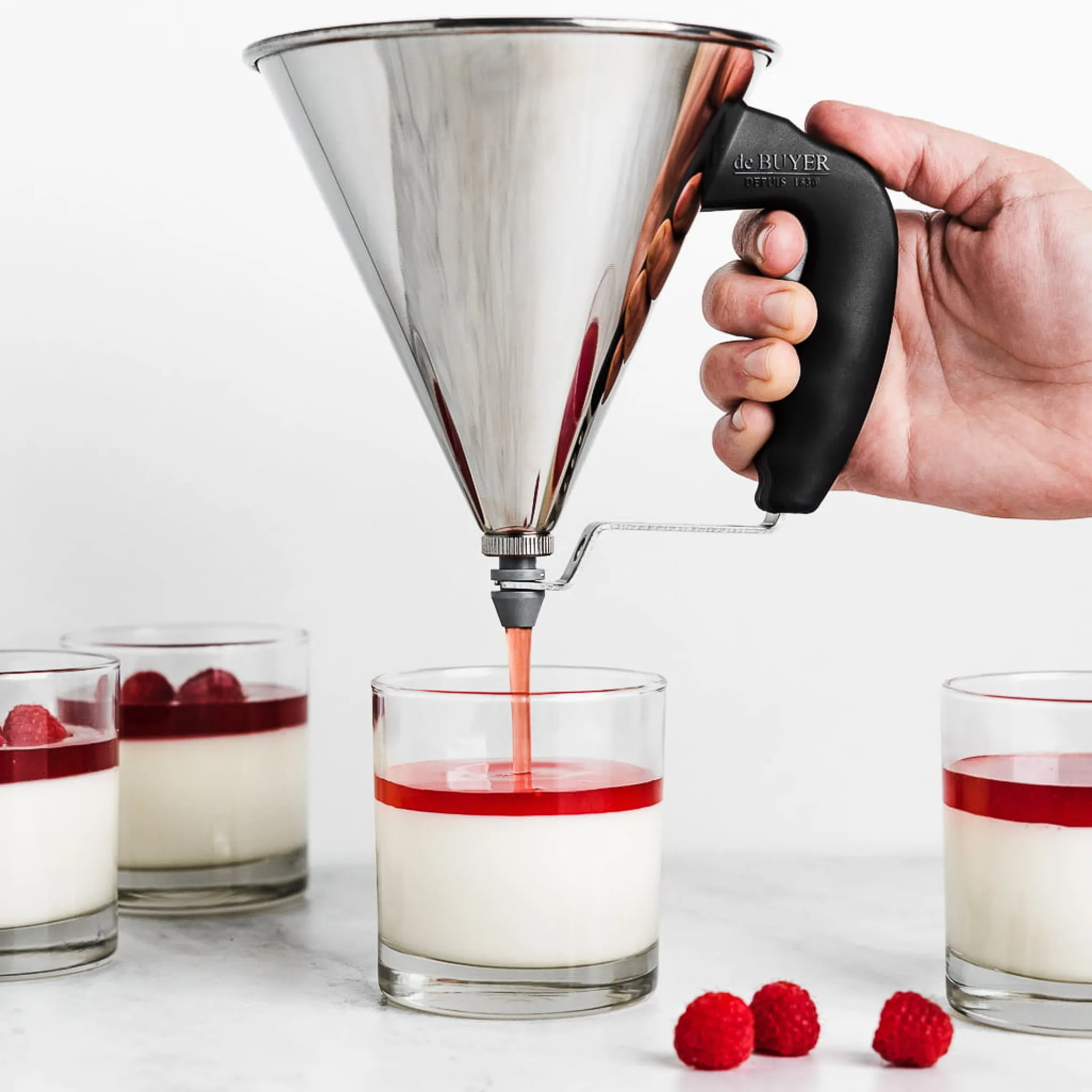 De Buyer Kwik Mini Piston Funnel New