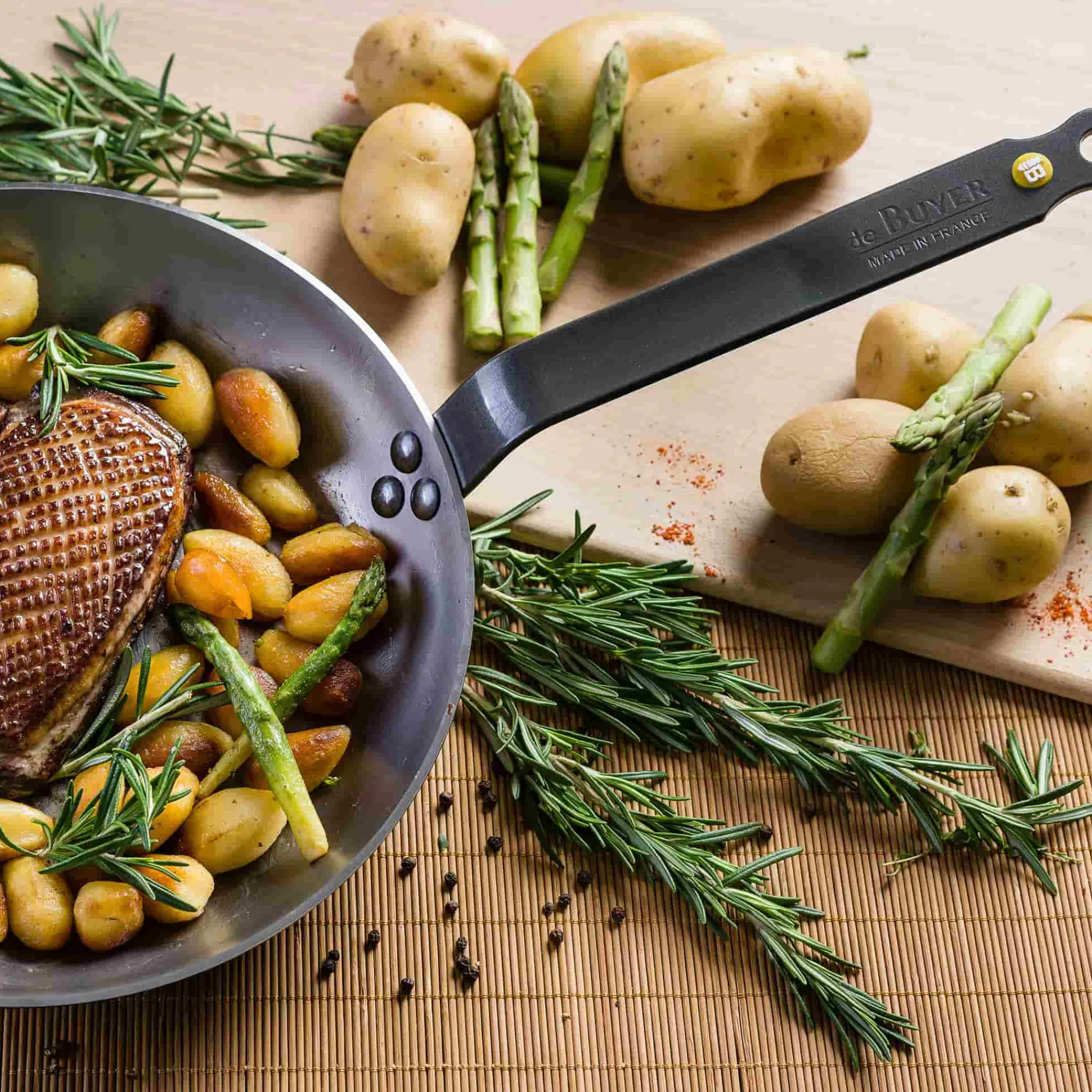 De Buyer Mineral B Frying Pan New