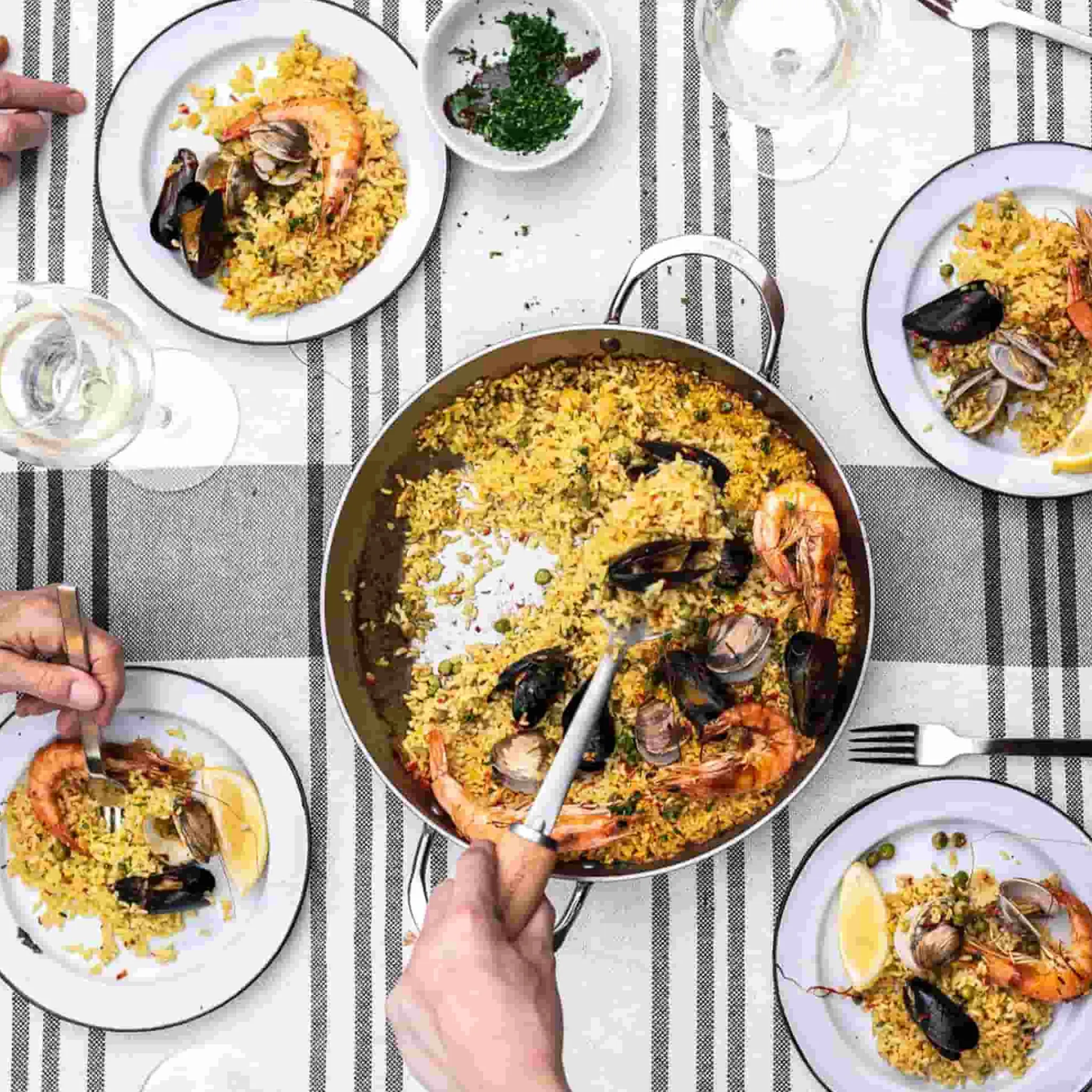 De Buyer Mineral B Paella Pan, 32cm Outlet