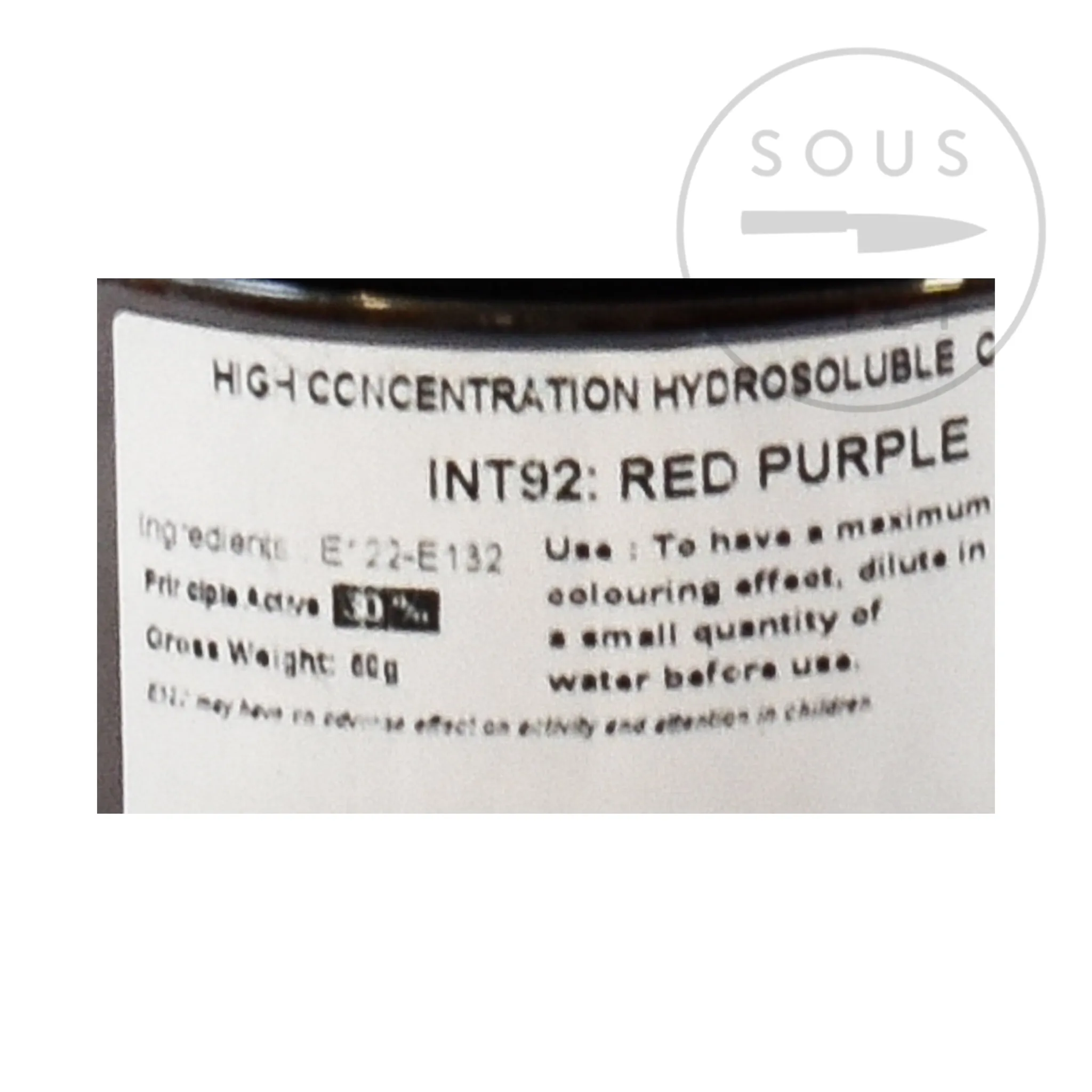 Deco Relief Intense Purple Food Colour, 50g Best