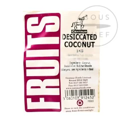 Centaur Desiccated Coconut, 1kg Clearance
