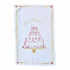 Dinette Just A Slice Linen Tea Towel Online
