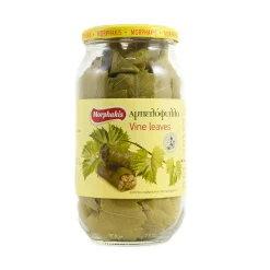 MORPHAKIS Dry Vine Leaves in Glass Jar, 200g Clearance