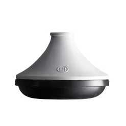 Emile Henry Delight Black & White Ceramic Induction Tagine Clearance