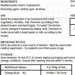 Essential Cuisine Nutrisis Thickener, 1kg Clearance