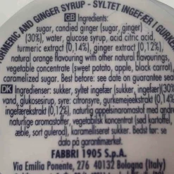 Fabbri Candied Ginger in Syrup, 600g Sale