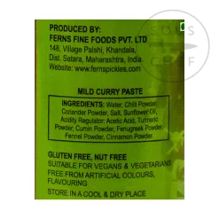 Ferns ' Medium Curry Paste, 380g Online