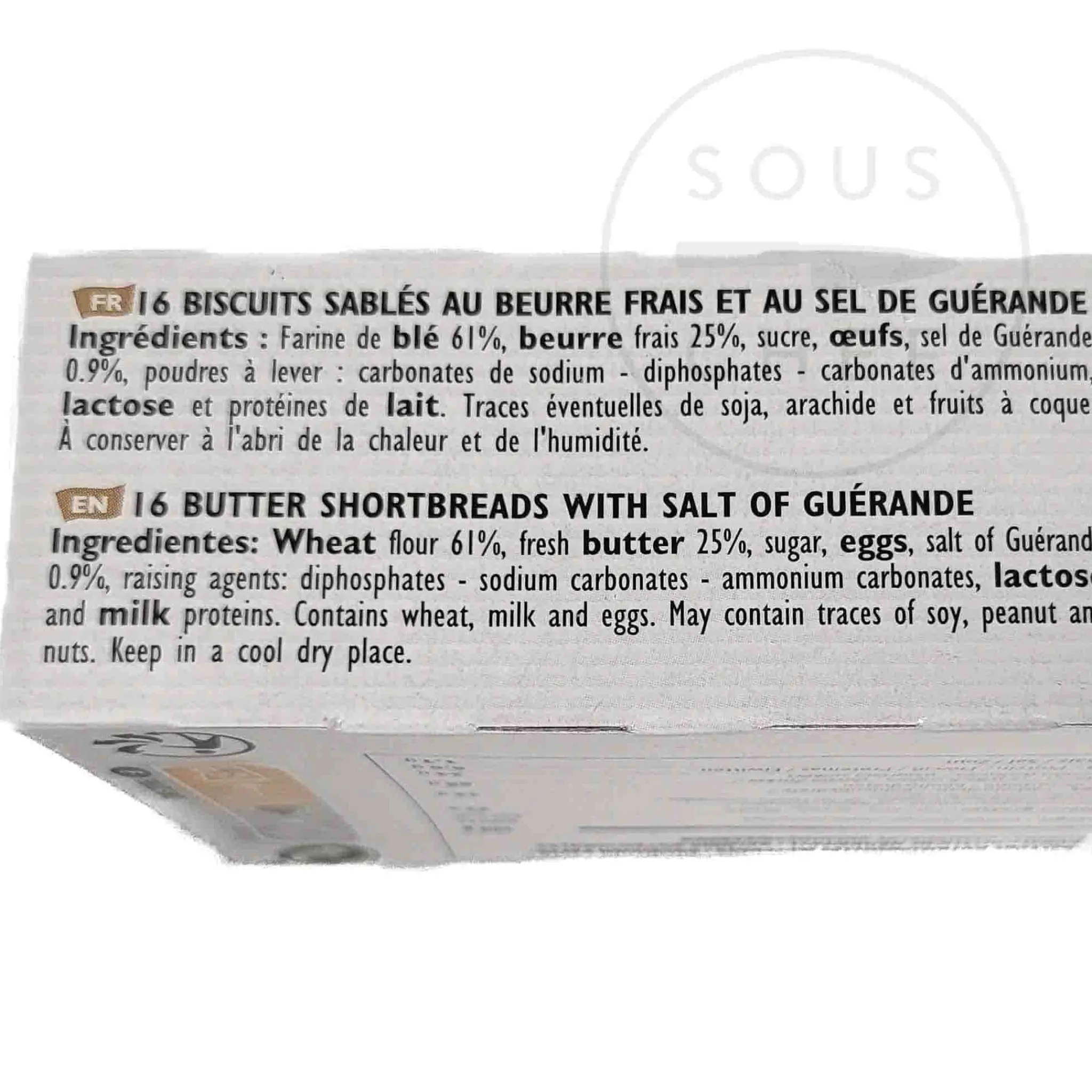 Filet Bleu Butter Shortbread With Guerande Sea Salt, 130g Hot